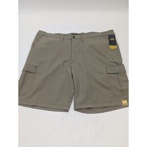 Lee Men’s Cargo Shorts Khaki Size 48 Stretch Outdoor Utility